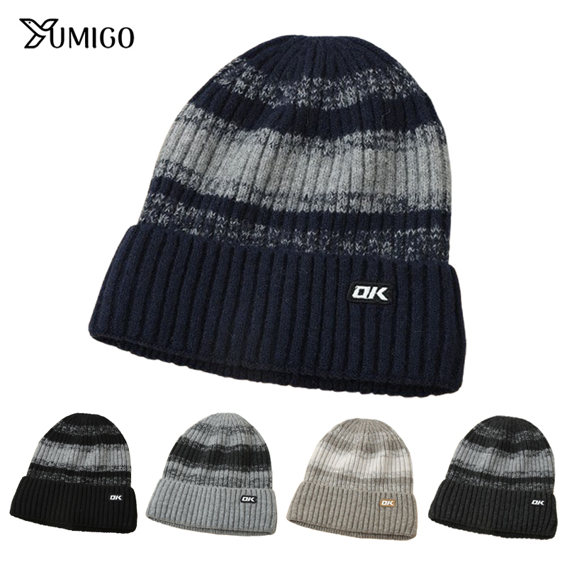 Yumigo Oaklee Winter Hat Beanie Mens Womens Unisex Winter Beanie Hat
