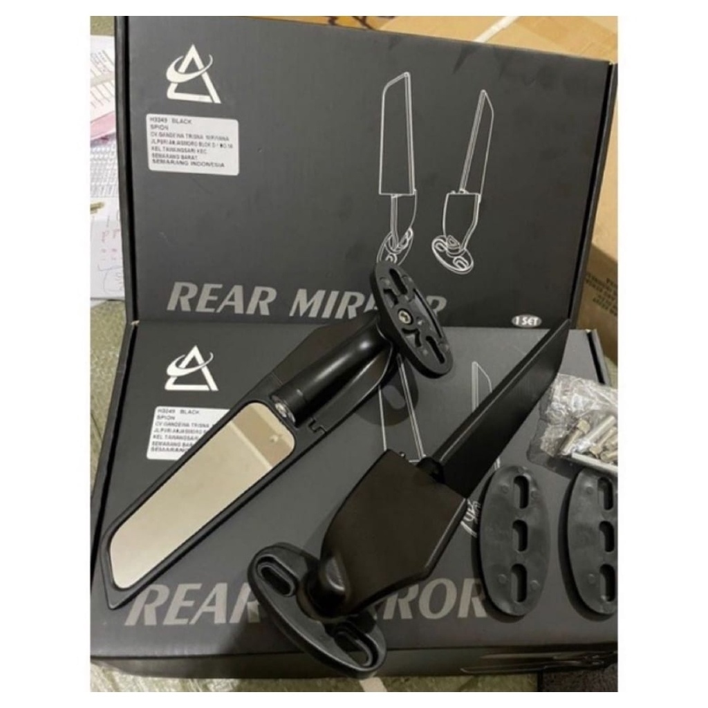 Winglet Mirrors Zx 25 Mirrors Rizoma Model Mirrors Universal Ninja, R15, R25, Cbr, Gsx, Xmax, Nmax แ