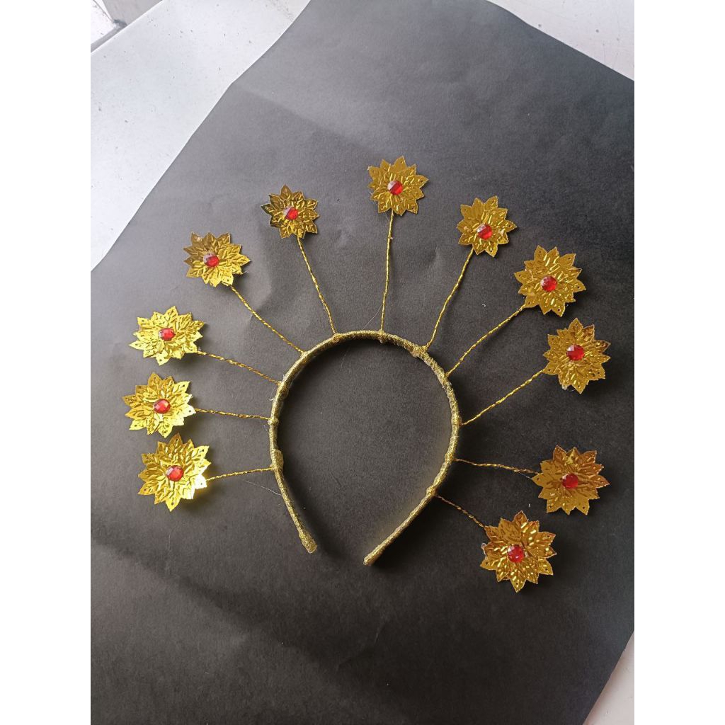 (เจดับบลิว)JAVANESE CROWNITIONAL | JAVANESE TRADITIONAL HEADBAND สําหรับเด็กและผู้ใหญ่