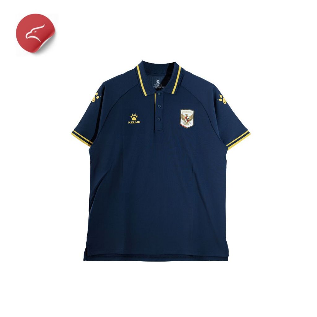 Kelme เสื้อโปโลทีมชาติอินโดนีเซีย 2026 Official Home Navy