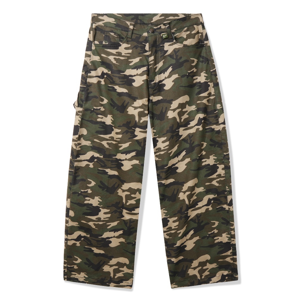 Neversize - กางเกงขายาวผู้ชาย - Wide Baggy Briken Camo