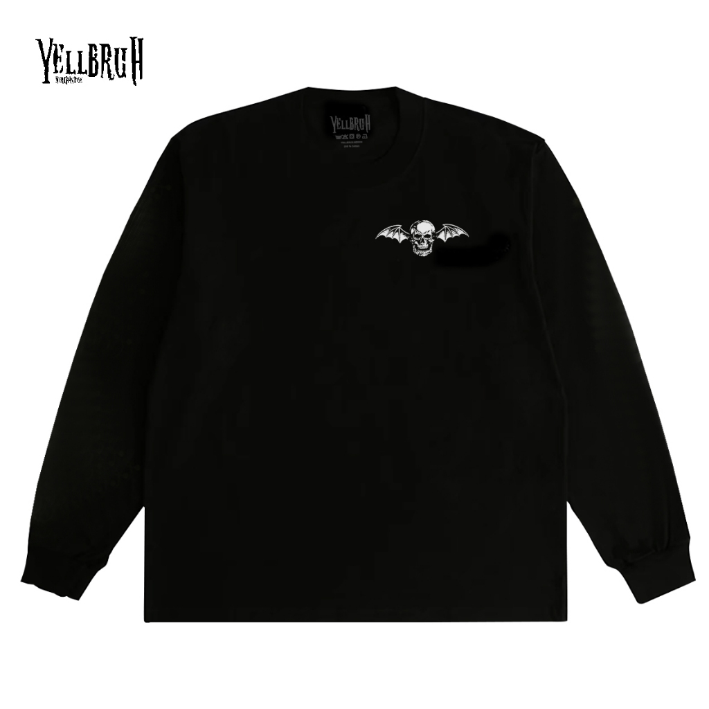 Avenged Sevenfold Logo A7X Music Band Tshirt แขนยาว Vintage LS1