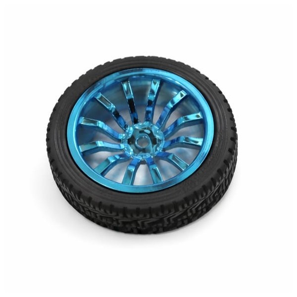 Racing WheeL ยาง 65 มม.สําหรับ 25GA370 มอเตอร์พร้อมเพลาข้อต่อ 3 มม.