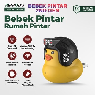[NEW]  RIPPLEAI Smart AI Bebek Pintar 2nd Gen Remote Voice Control AC/TV Rippods