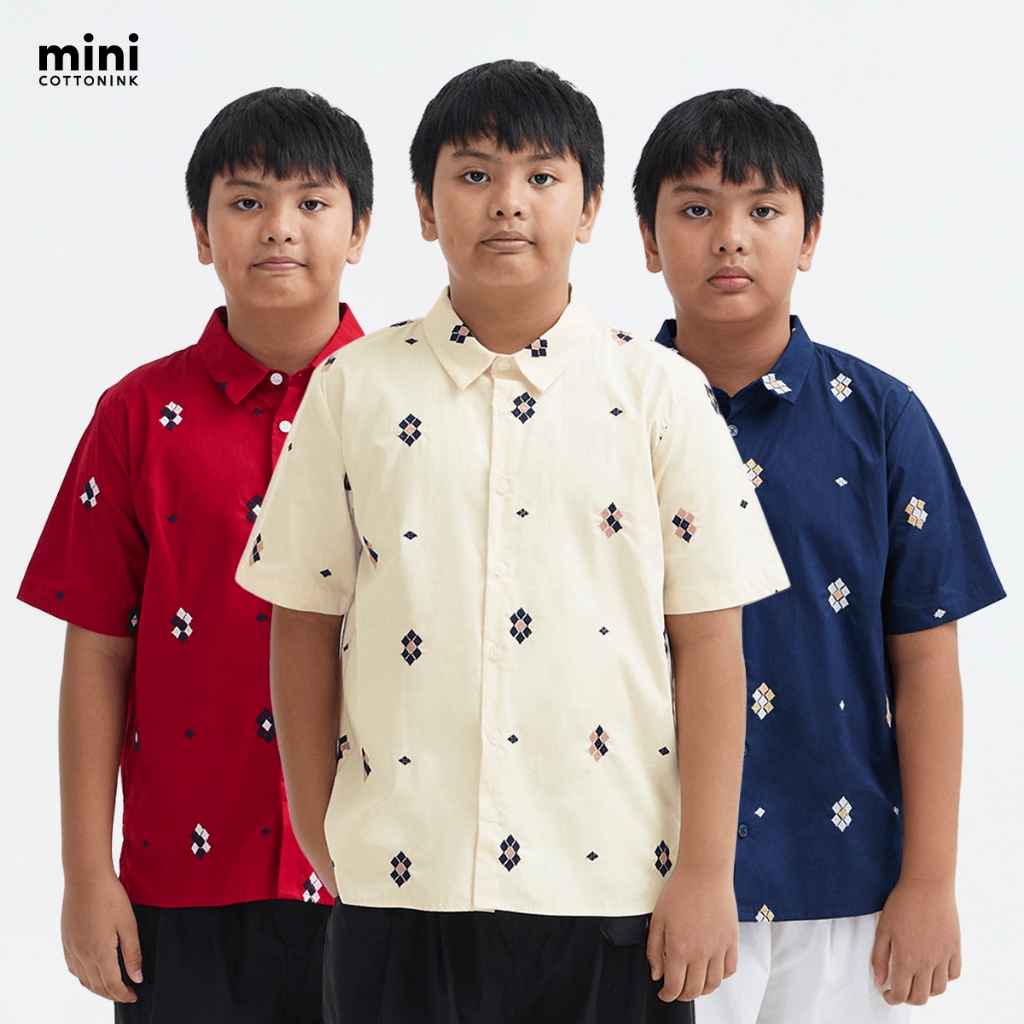 KEMEJA COTTONINK Mini - เสื้อเชิ้ตเด็กชาย Hara Wajik ArchipelagoCitaSenada
