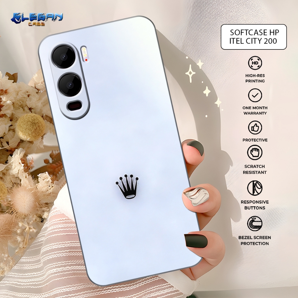 เคส HP ITEL CITY 200 \ CITY 100 2026 โทรศัพท์ Mica โทรศัพท์อุปกรณ์เสริมโทรศัพท์ป้องกันสบายถือราคาคุณ