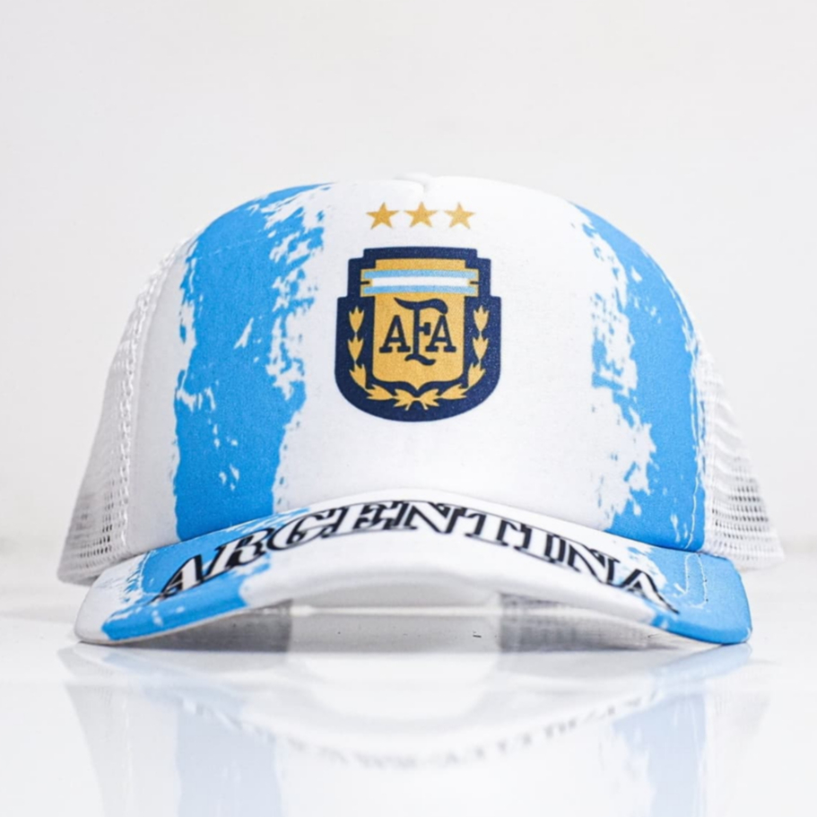Unisex 2026 World Cup Trucker Hat - หมวกเบสบอลชายและหญิง Modern argentina