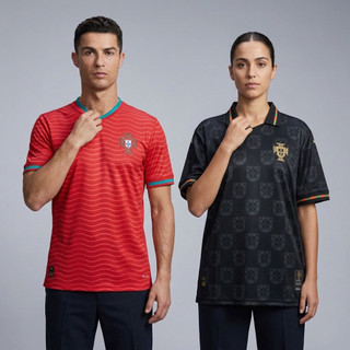 Jersey Prtgl Home Away 2026 2027 Baju Bola Warna Hitam FANS Timnas Negara Custom Sablon Nama Nomor Punggung Nameset Full Patch World Cup Piala Dunia 26 27 JTI Store