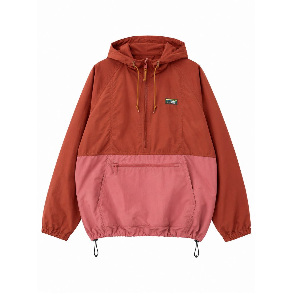 LL Bean Halfzip Packable Jacket