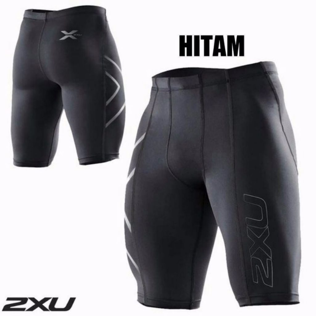 2/4 RUNNING SHORTPANT สําหรับผู้ชาย COMPRESSION SXB SPORT INDONESIA 2xu motif