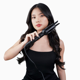 SERATIN - Catok Rambut HairON Revolution II | Ceramic Tourmaline 2 Size Curler in 1 Tool
