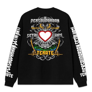 T-shirt KAOS DEWASA HATI BERSINAR TERATE PSHT TEBAL 24S