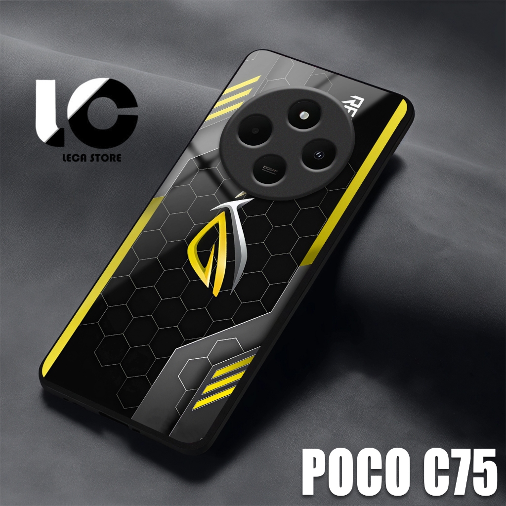 Softcase Hp POCO C75 Casing Glossy POCO C75 Case Glossy Cessing Hp Protector Hp Accessories