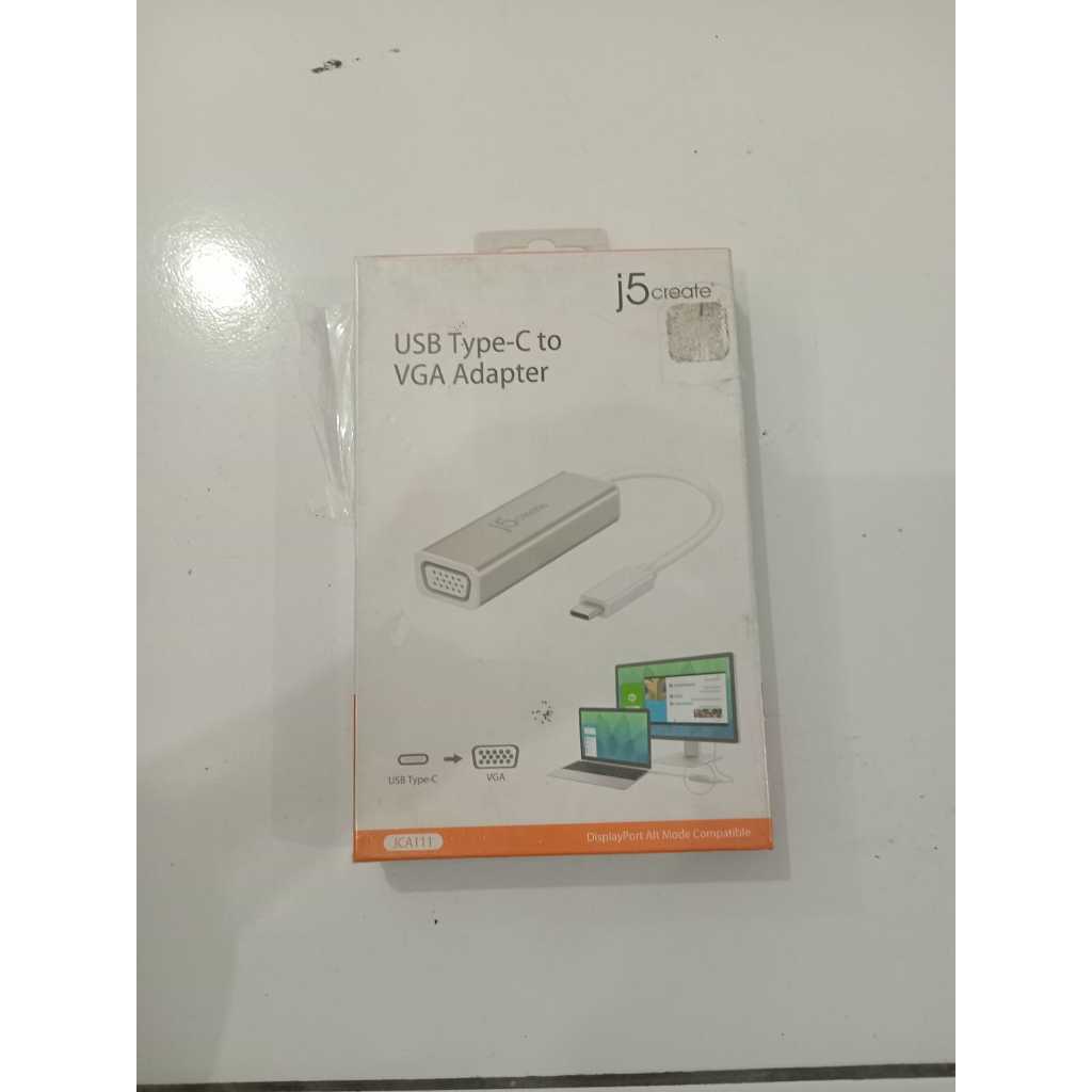 J5create อะแดปเตอร์วิดีโอ USB C เป็น VGA
