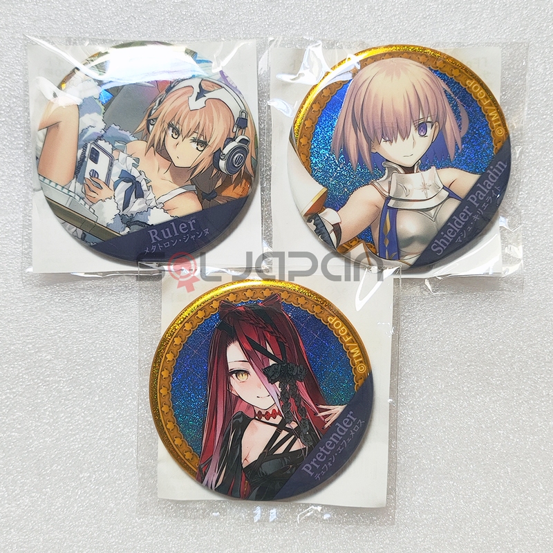 Fate Grand Order FGO Gachamate Servant Hologram Badge Vol. 5 Metatron Jeanne Mashu Typhon Ephneos