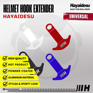 Hayaidesu Helmet Hook Extender Gantungan Pengait Helm Jok Motor Universal