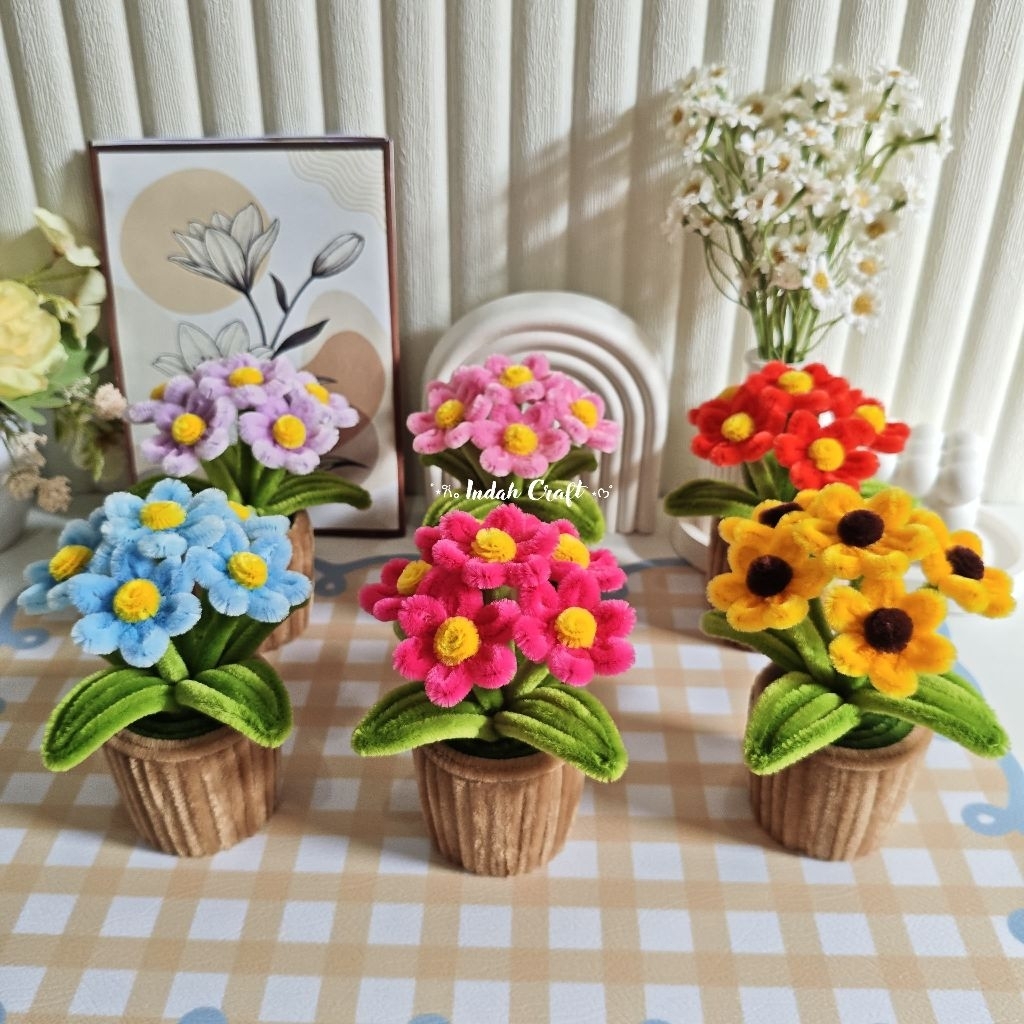 Daisy FLOWER WIRE Pot | น้ํายาทําความสะอาดท่อกระถางดอกไม้ | ของตกแต่งโต๊ะ