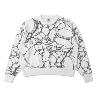 Diplab | Knitwear Boxy Oversize Knit Sweater Putih Rajut Unisex | Trap White