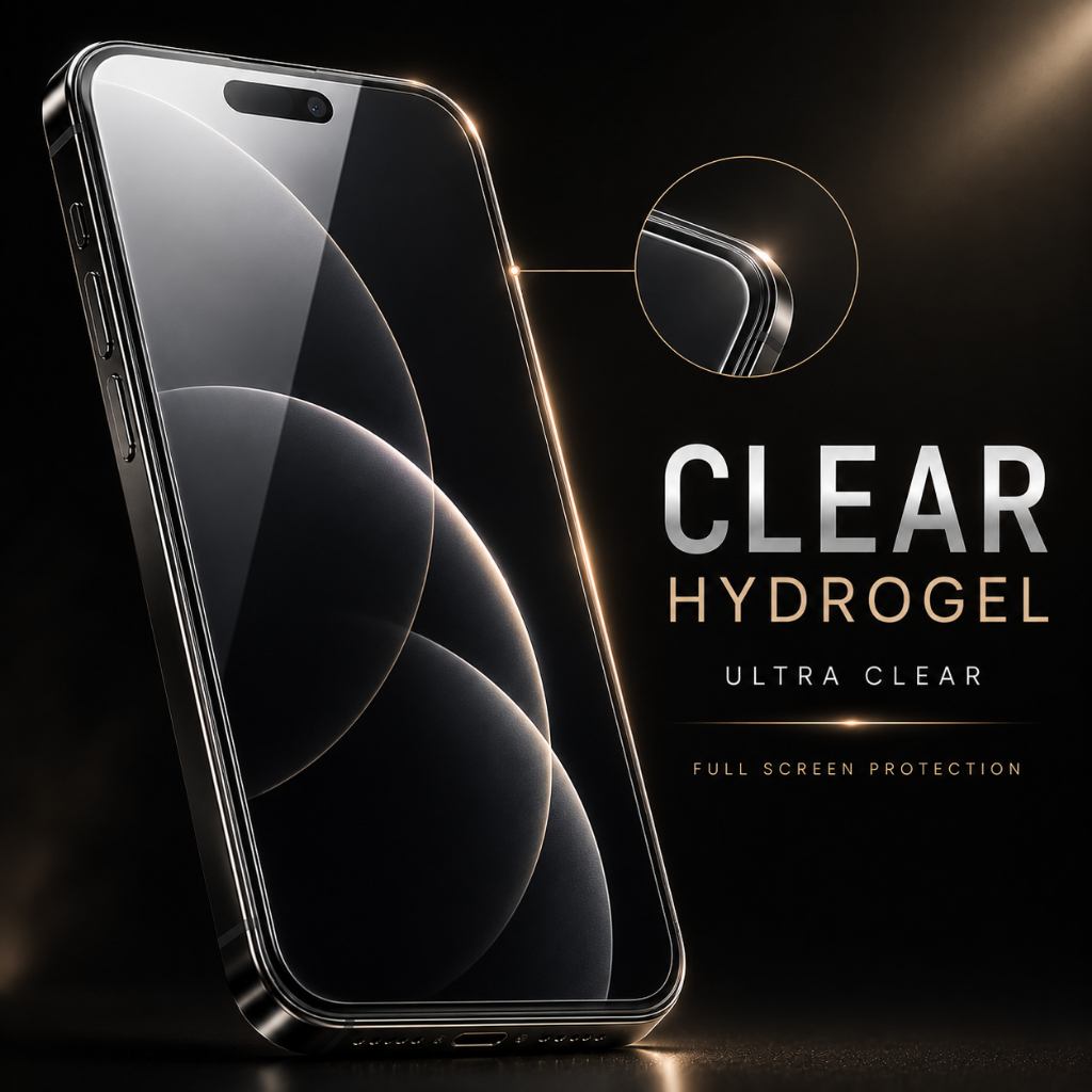 ANTI-SCRATCH HYDROGEL CLEAR สําหรับ IQOO Z10R 5G / Z10 5G CLEAR HYDROGEL DOUBLE PROTECTION FRONT BAC