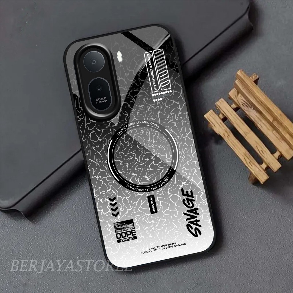 [MG1118] เคสสําหรับ Poco C81 C81 Pro C85x ล่าสุด 2026 - หรูหราGlossy Glass Softcase Poco C81 C81 Pro