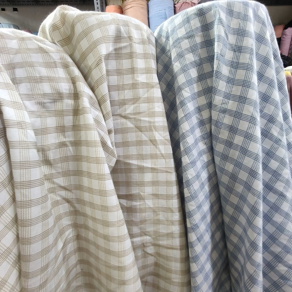 KATUN ผ้าคอตตอนกึ่งลินิน (ราคา 0.5mtr/50cm)