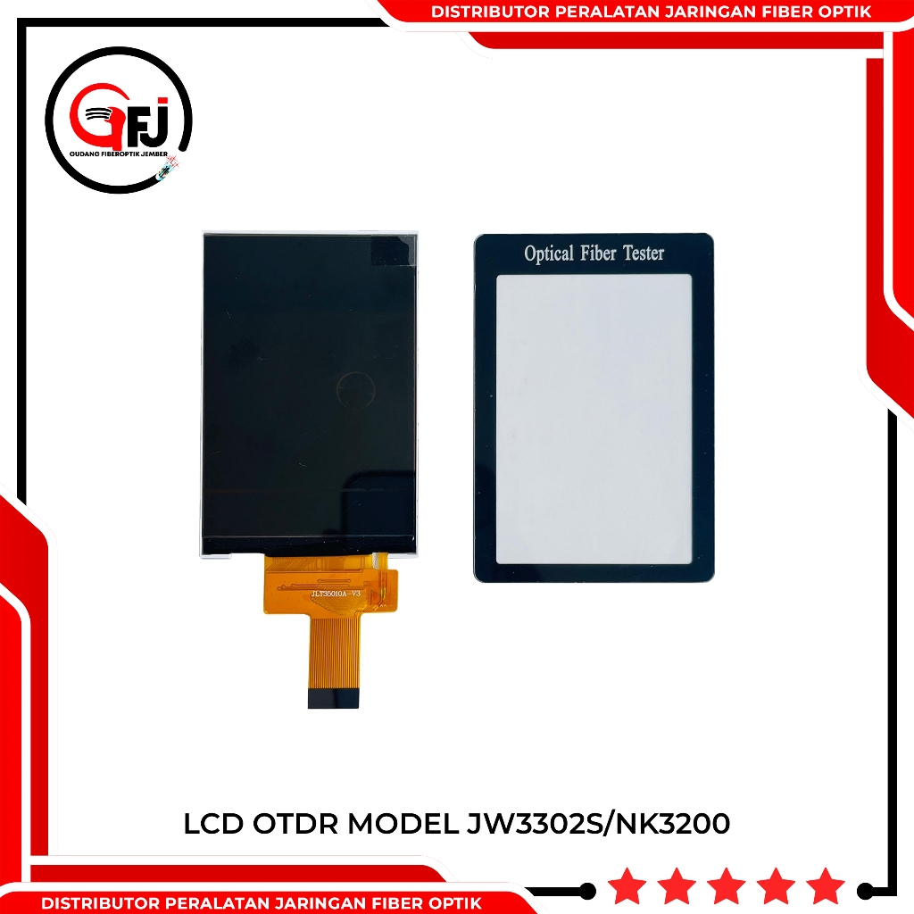LCD OTDR/MINI OTDR JW3302S/NK3200 24 PIN INCLUDES กระจก LCD ดั้งเดิม