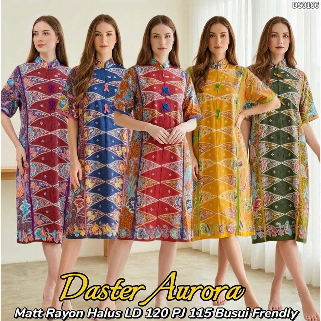 Jessa Aurora Daster LD 120cm PJ115 วัสดุเย็น เรียบ นุ่ม