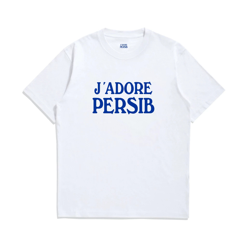 เสื้อยืด Persib Bandung Jadore Distro Support Prince Blue T-Shirt / เสื้อยืดฟุตบอลลําลองแบรนด์พรีเมี