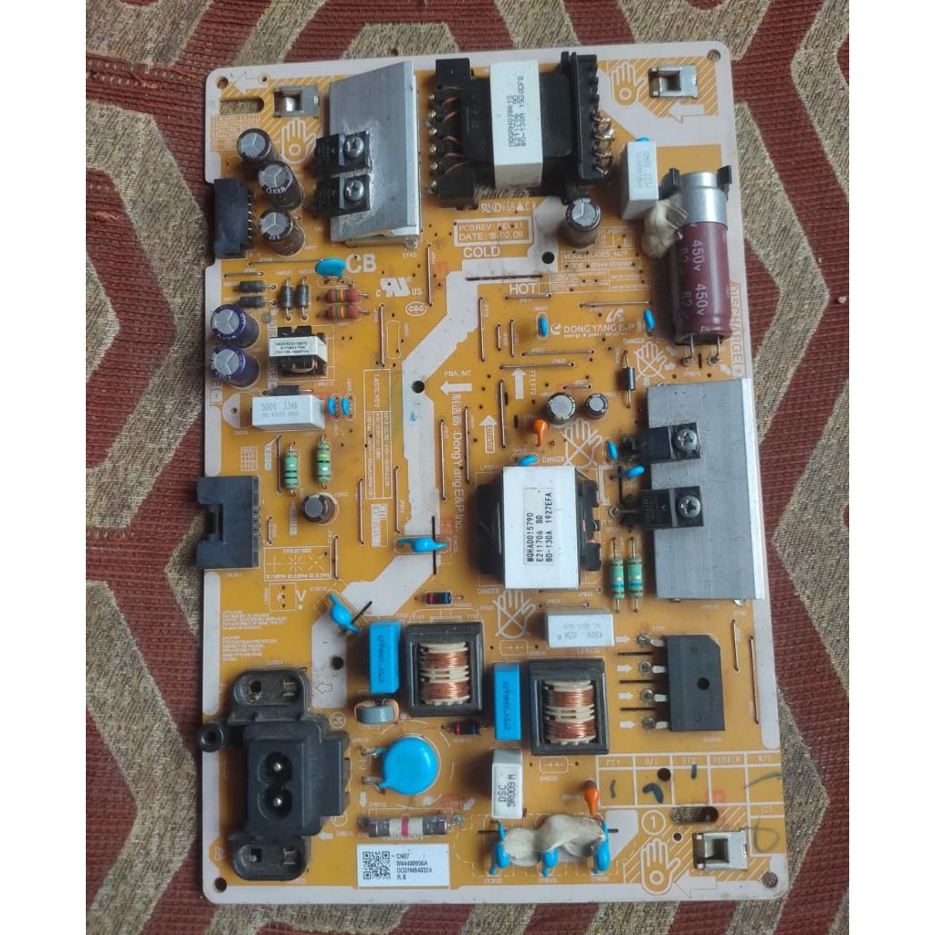 MESIN PSU POWER SUPPLY MACHINE REGULAOR SUPLI SUPLAY SUPLY TV SAMSUNG UA43N5500AK UA43N5500 43N5500