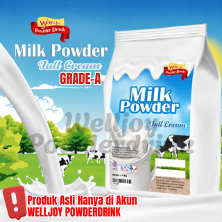 WELLJOY - Susu Bubuk Full Cream | Khusus Minuman | Pengganti Susu UHT - 1KG