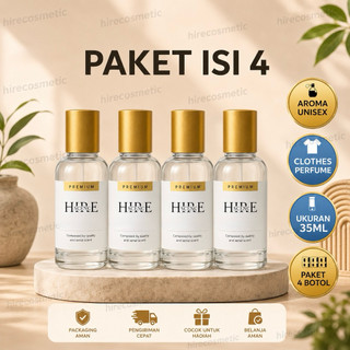 Parfum Pria wanita 35ml Dapat 4botol Premium Wangi Tahan lama EDT