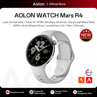 [HOT SELLER] Aolon Mars R4 SmartWatch 1.43 AMOLED 60HZ Whatsapp Reply Whatsapp Call 24HPemantauan Kesehatan 100+Olahraga 1ATM Tahan Air
