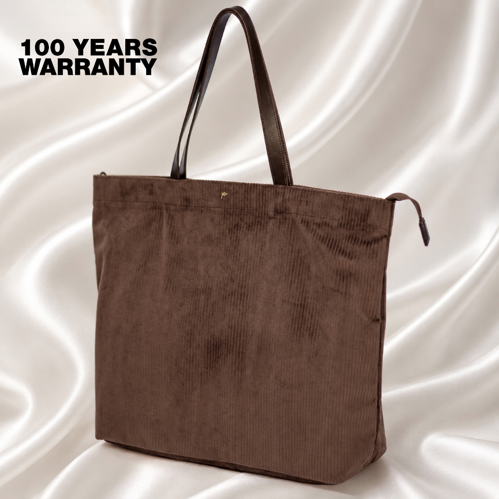 TFG Tote Bag Florence II 420 Black Curduoy College Work Sling Bag