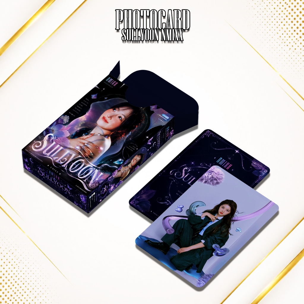 ชุดโฟโต้การ์ด SULLYOON KPOP MEMBER NMIXX PREMIUM ฟรีกล่อง