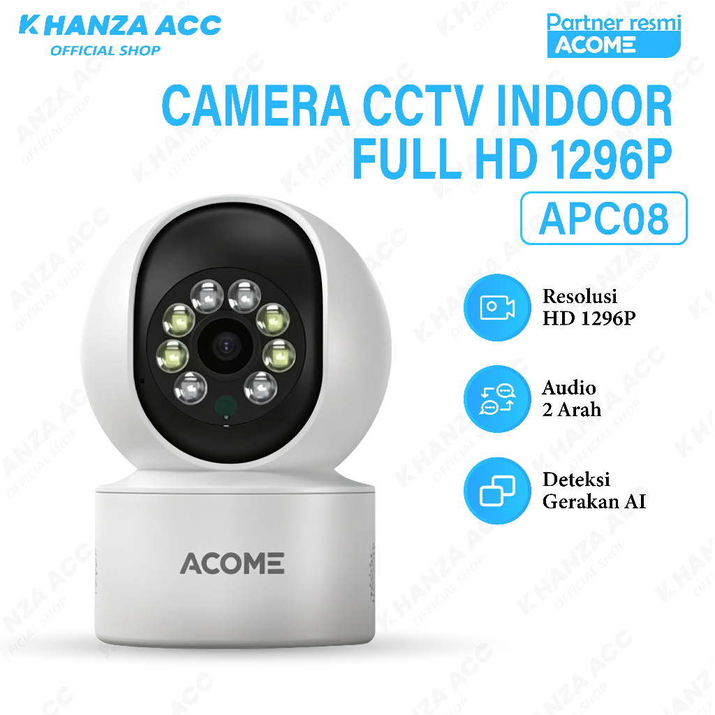 ACOME APC08 กล้องวงจรปิดในร่ม Full HD 1296P 3MP