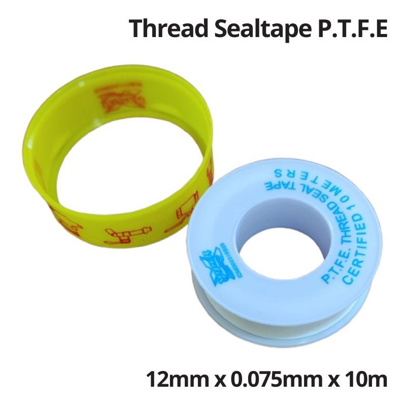 เทปซีล 1/2" 10 เมตร / เทปซีลเกลียว TOTO 12mm x 0.075mm x 10m