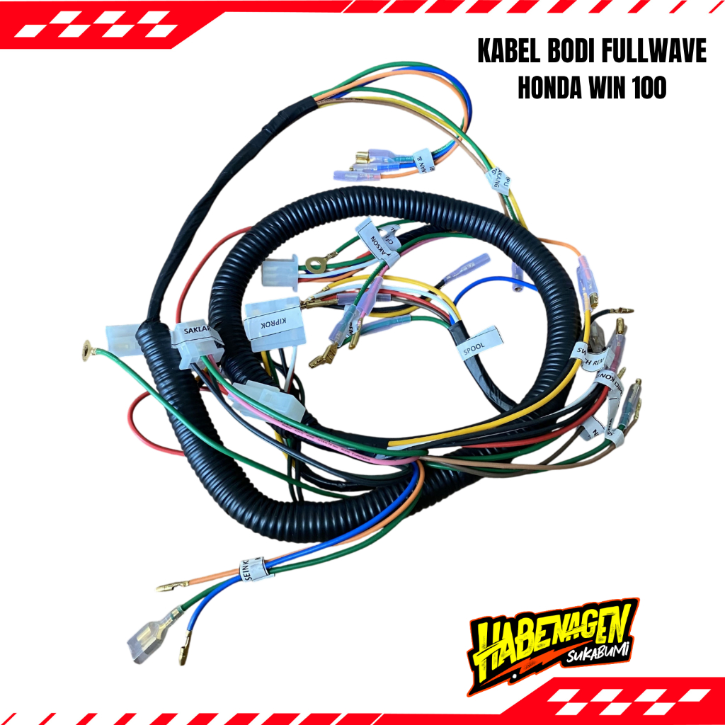Honda Win100 Win 100 12 Volt Fullwave Body Cable