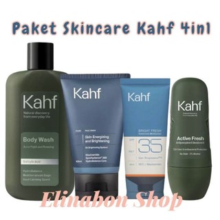 Kahf Paket Skincare untuk Pria/skincare cowo 4in1