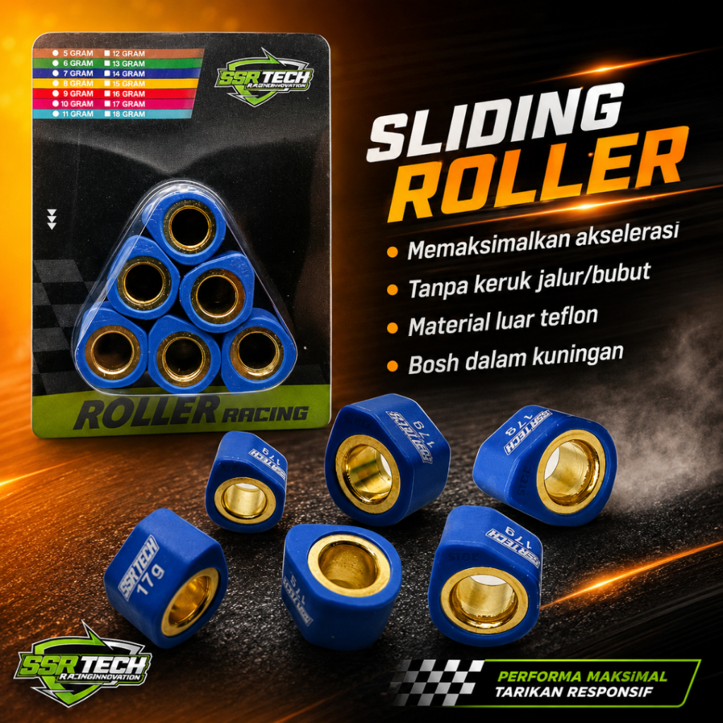 [ SLIDING ROLLER ] VARIO 125 150 160 - PCX - ADV - SCOOPY NEW DELUXE - BEAT NEW DELUXE - GENIO