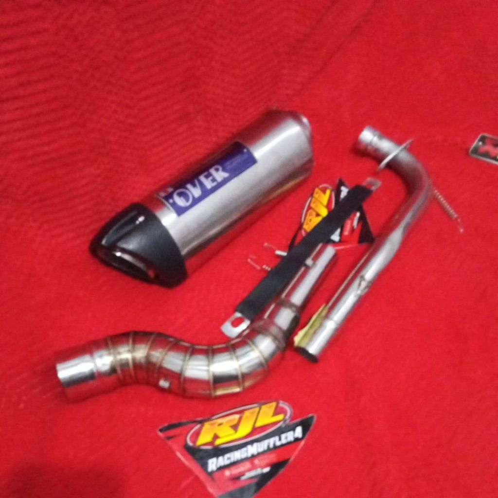 ท่อไอเสียเกิน 51 มม. สําหรับ kriss 110 125 ex5 wave 100 110 125 xrm 110 125 fie 125 โบนัส sym raider