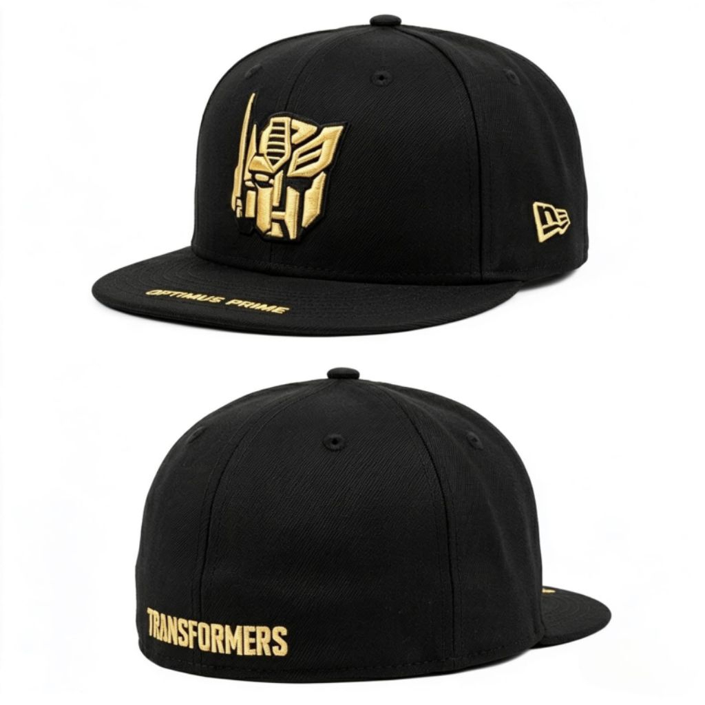 ใหม่ ERA 59FIFTY TRANSFORMERS สีดําสีเหลืองหมวก SNAPBACK ใหม่ต้นฉบับ