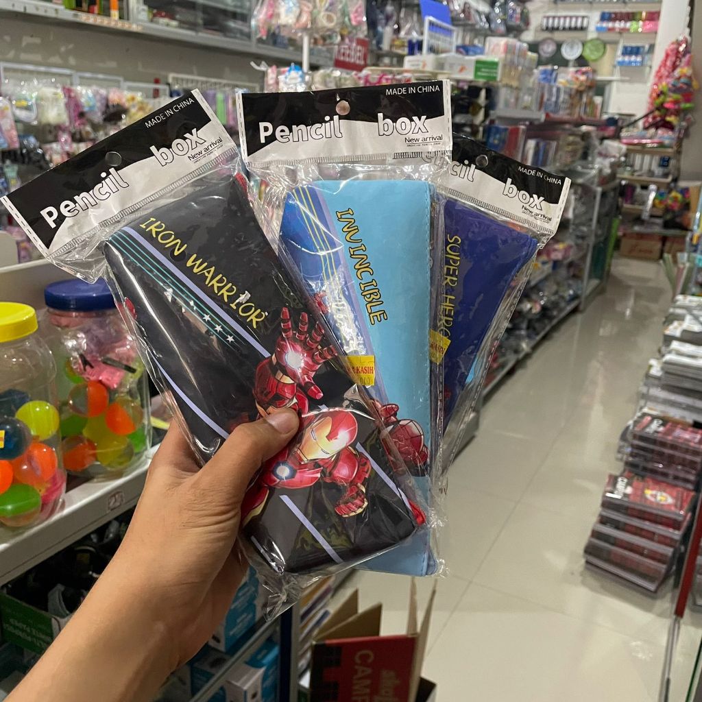 (Unit) SUPERHERO CLOTH PENCIL BOX 5203 | บีซี : 552039