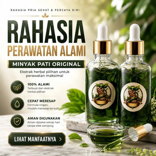 Nusantara herbl pati massage oil (1-40 hari terapi) herbal alami