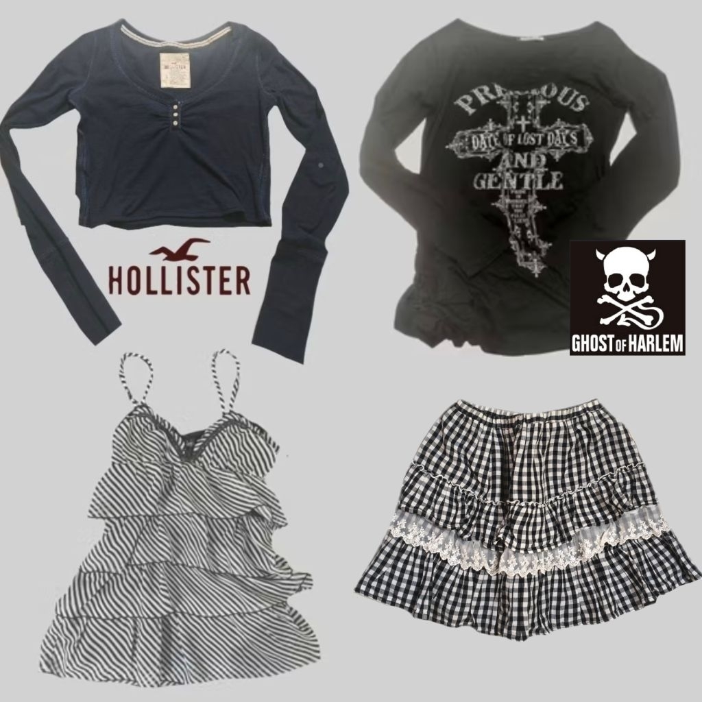(READ DESC) เสื้อผ้าของ Chellbanana | Mori Kei, Shoujo, Coquette, Acubi, Y2K