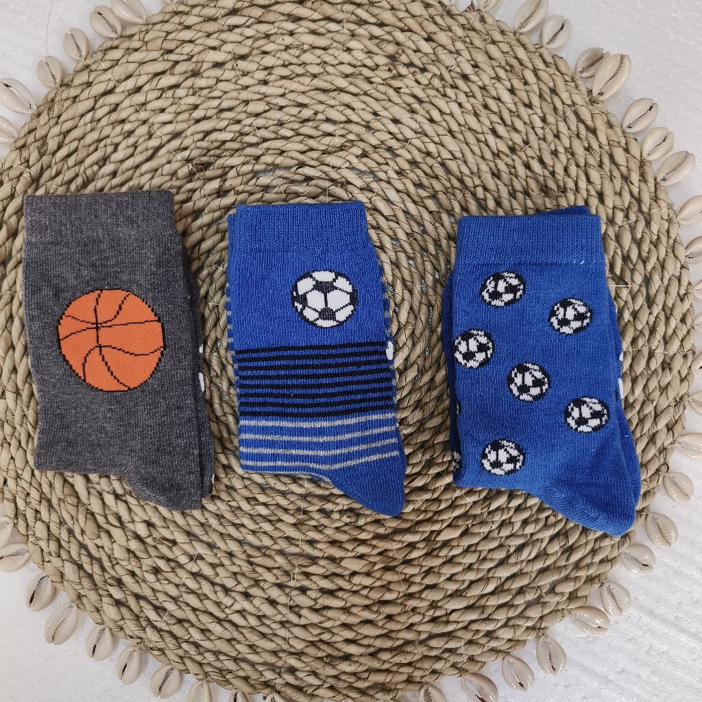 KATUN [mut Socks] ถุงเท้าฟุตบอลกันลื่น / ถุงเท้าเด็กผ้าฝ้ายพรีเมี่ยม ไซส์ 27-30 & 31-33