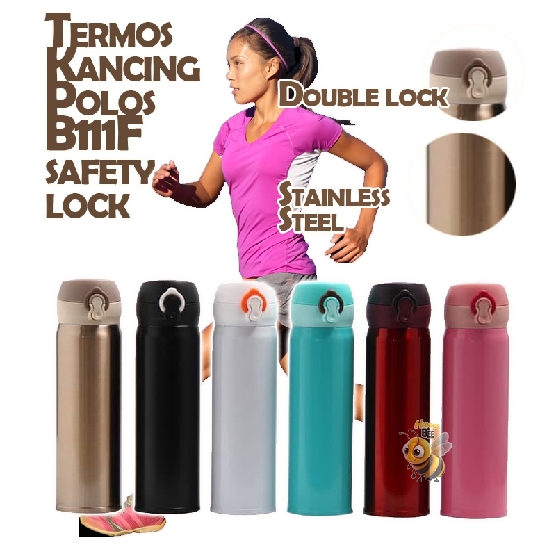TERMOS Plain Button Thermos B111F ล็อคนิรภัย