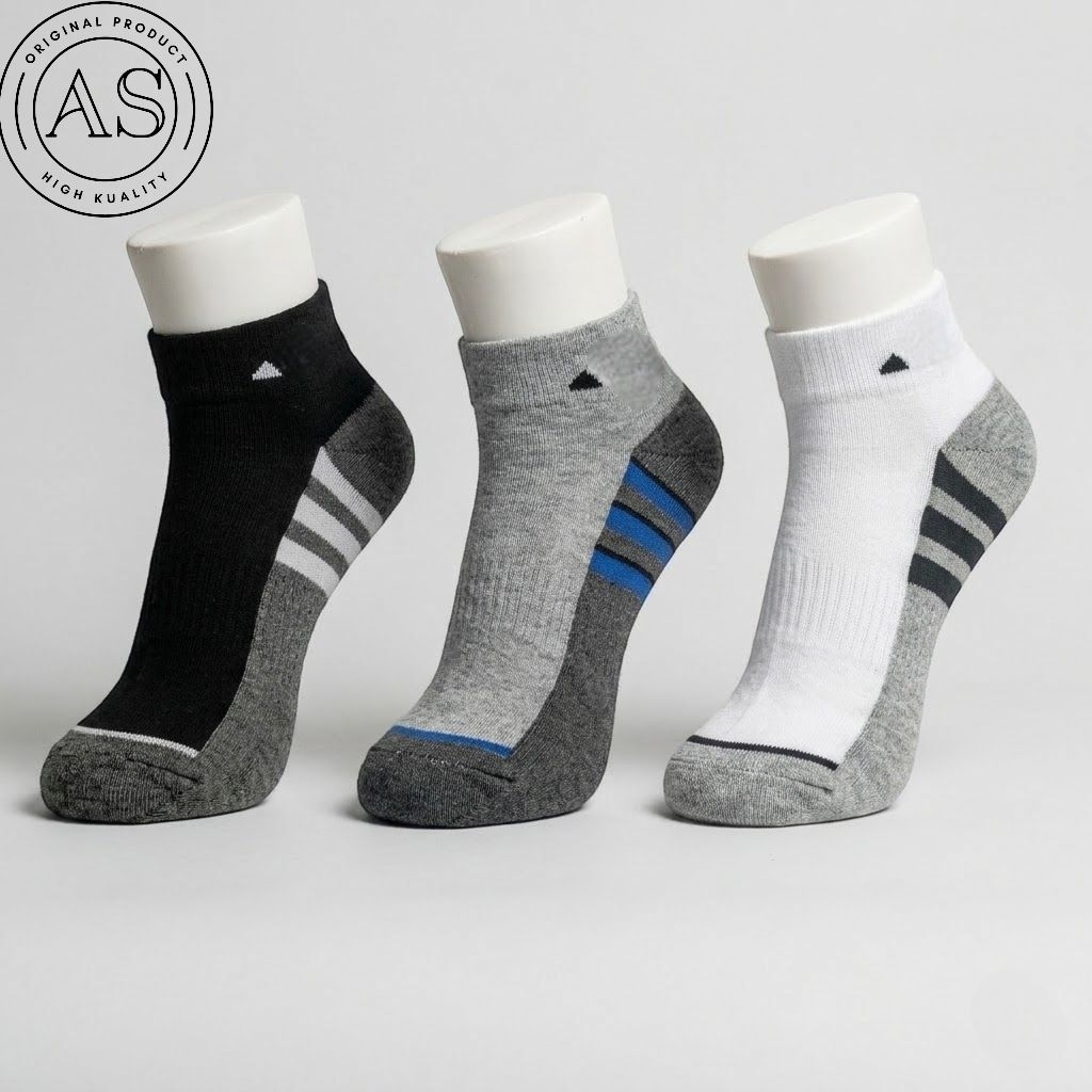 Sportwear 3x ถุงเท้าข้อสั้น (3 คู่) ถุงเท้ากีฬาระดับพรีเมียม