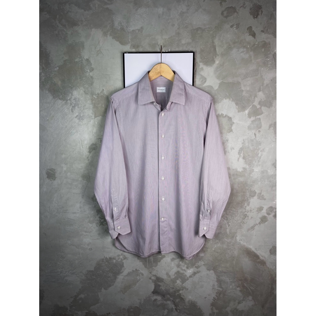 Ermenegildo Zegna Stripe Shirt ทรงเข้ารูป