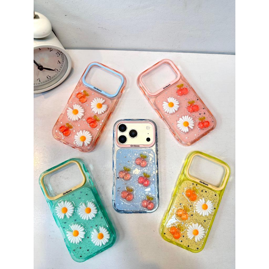 TWINKLE BLOOM 3D 2 IN 1 MACARON COMPATIBLE สําหรับ SAMSUNG A02 A02S A03 CORE A03S A04 A04E A05 A05S 