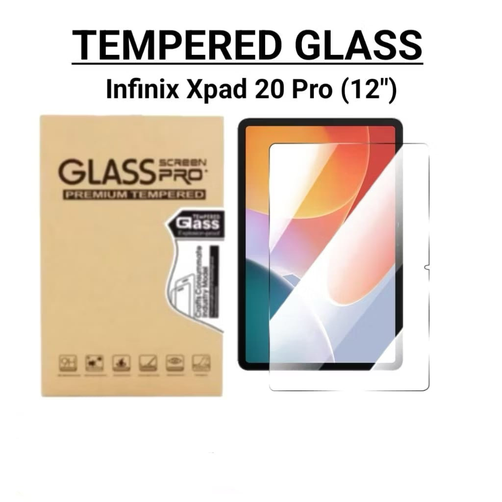 กระจกนิรภัย Infinix XPad 20 / XPad 20 Pro ป้องกันรอยขีดข่วน